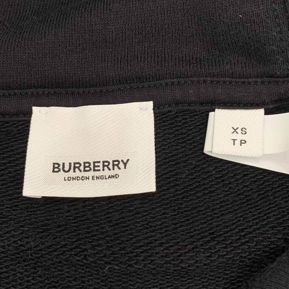 Burberry Black Logo & Monogram Patchwork Cotton H… - image 5